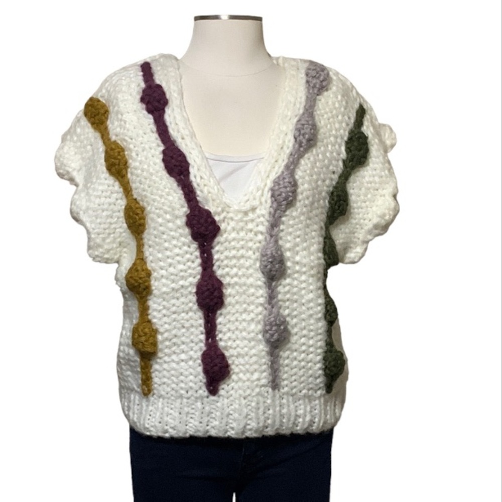 Anthropologie | Bauble Sweater Vest
